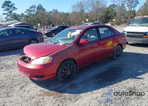 2004 Toyota Corolla Le z USA, uszkodzony, nr VIN 2T1BR38E64C183030